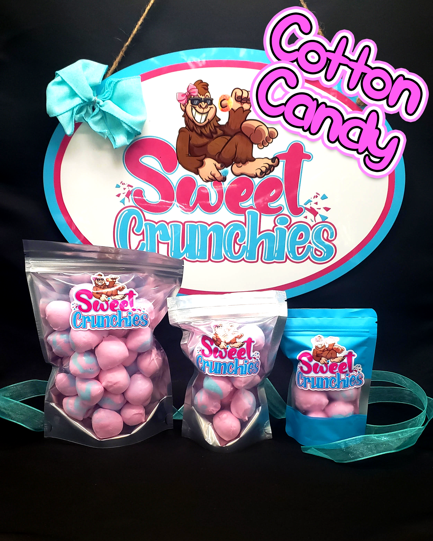 Cotton Candy Taffy Crunchies - Freeze-Dried Taffy