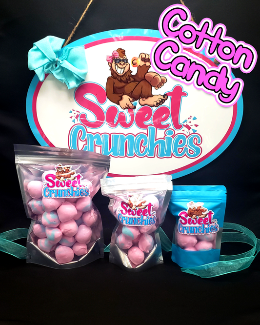 Cotton Candy Taffy Crunchies - Freeze-Dried Taffy