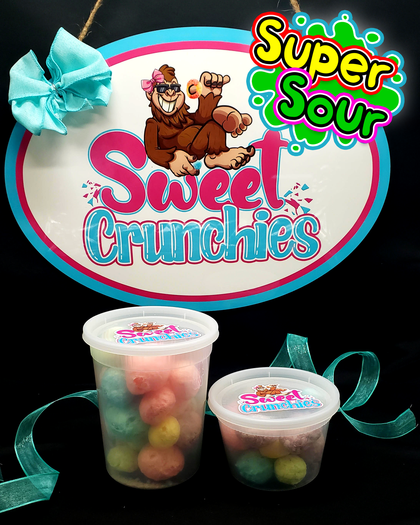 Frosty Fury: Freeze-Dried Sour Explosive Candy