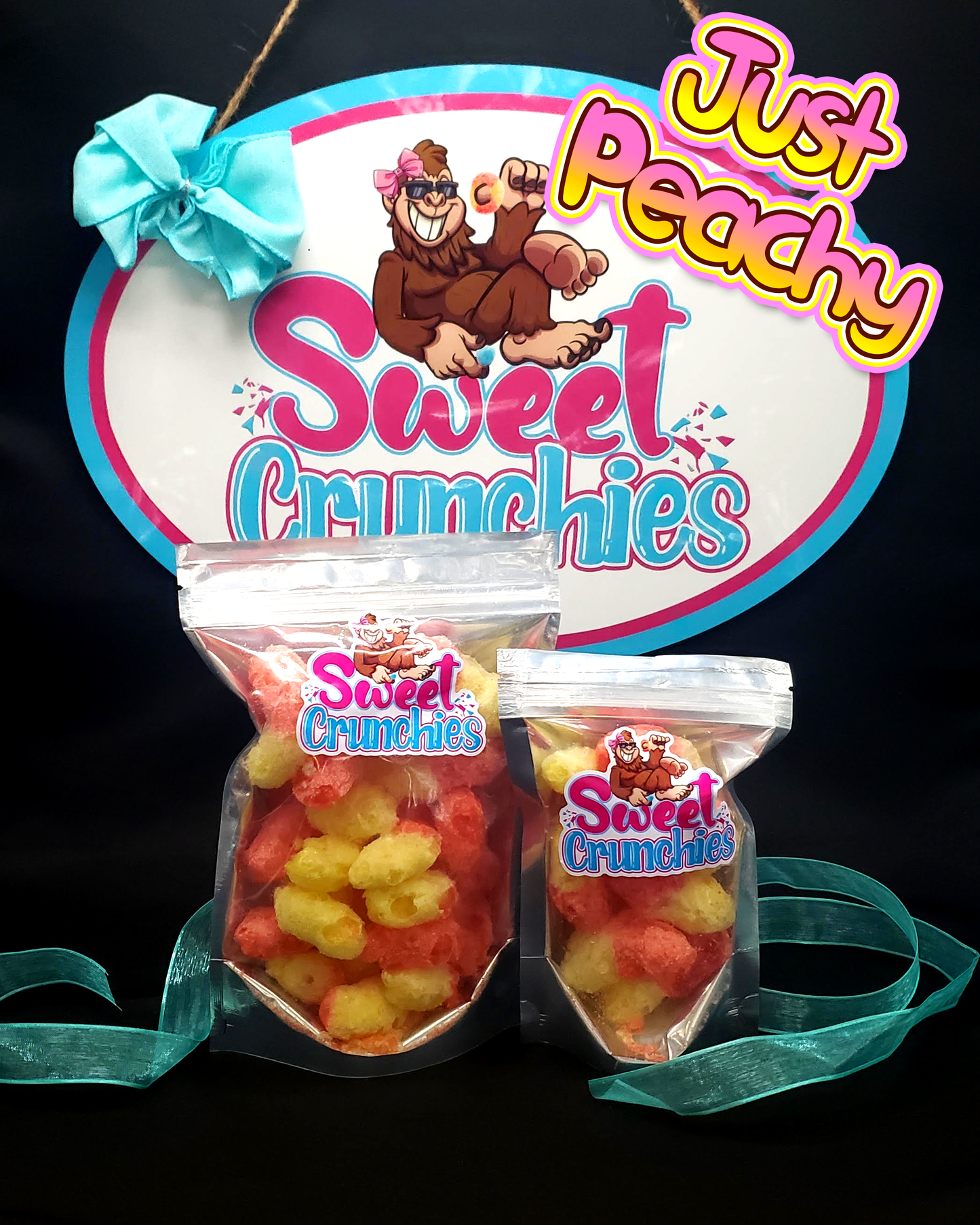 Peach Crunchy Bites - Freeze-Dried Peach Crisps